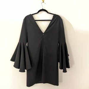 Milly Long Sleeve Black Dress, Size 2